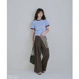 etoll エトル リネンタッチストライプワイドパンツ | Fashion Letter | 詳細画像11 
