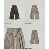 etoll エトル リネンタッチストライプワイドパンツ | Fashion Letter | 詳細画像19 