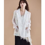 etoll エトル ランジェリー風サテンアシンメトリーキャミソール | Fashion Letter | 詳細画像4 