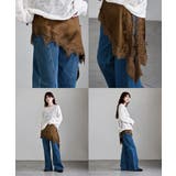etoll エトル ランジェリー風サテンアシンメトリーキャミソール | Fashion Letter | 詳細画像16 