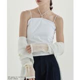 etoll エトル マルチウェイチョーカー風リブキャミソール | Fashion Letter | 詳細画像8 