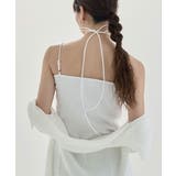 etoll エトル マルチウェイチョーカー風リブキャミソール | Fashion Letter | 詳細画像12 