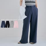 etoll エトル ミニ裏毛ワイドスウェットスラックス | Fashion Letter | 詳細画像1 