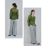 etoll エトル ミニ裏毛ワイドスウェットスラックス | Fashion Letter | 詳細画像4 