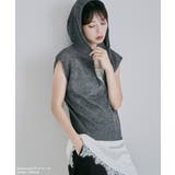 etoll エトル MIXニットノースリフーディー | Fashion Letter | 詳細画像2