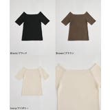 etoll エトル マルチウェイスクエアネックサマーニット | Fashion Letter | 詳細画像19