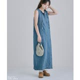 etoll エトル デニムスリーブレスロングワンピース | Fashion Letter | 詳細画像7 