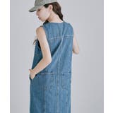 etoll エトル デニムスリーブレスロングワンピース | Fashion Letter | 詳細画像11 