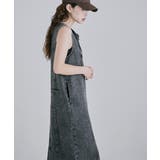 etoll エトル デニムスリーブレスロングワンピース | Fashion Letter | 詳細画像13 