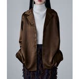 etoll エトル オーバーサテンシャツジャケット | Fashion Letter | 詳細画像7