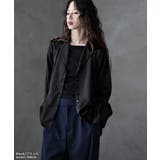 etoll エトル オーバーサテンシャツジャケット | Fashion Letter | 詳細画像9