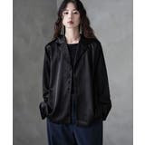 etoll エトル オーバーサテンシャツジャケット | Fashion Letter | 詳細画像10