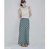 etoll エトル ブークレミックスバイカラーニットトップス | Fashion Letter | 詳細画像2