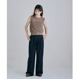 etoll エトル ブークレミックスバイカラーニットトップス | Fashion Letter | 詳細画像10