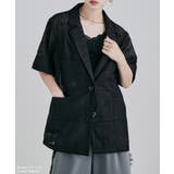 etoll エトル パッチワークレーステーラードジャケット | Fashion Letter | 詳細画像12