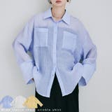 etoll エトル ワイドスリーブシアーワッシャーシャツ | Fashion Letter | 詳細画像1