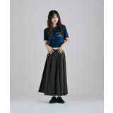 etoll エトル ツイルタックプリーツミディアムスカート | Fashion Letter | 詳細画像5