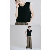 etoll エトル ロービングヤーンVネックショートニットベスト | Fashion Letter | 詳細画像6