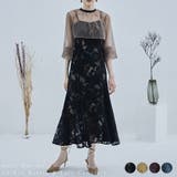 etoll エトル 3wayシフォンボレロ&レースキャミドレス | Fashion Letter | 詳細画像1