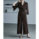etoll エトル スリットスリーブオールインワンパンツドレス | Fashion Letter | 詳細画像13