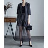 etoll エトル 3piecesジャケット&オーガンジーパンツセットアップドレス | Fashion Letter | 詳細画像5