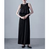 ブラック | etoll エトル マルチケープオールインワンパンツドレス | Fashion Letter