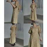 etoll エトル パフオフショルダーレースドレス | Fashion Letter | 詳細画像15