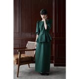 グリーン | etoll エトル フラワージャガードセットアップドレス | Fashion Letter