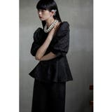ブラック | etoll エトル フラワージャガードセットアップドレス | Fashion Letter