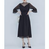 ラメチュールシフォンドレス ワンピース レディース | Fashion Letter | 詳細画像3