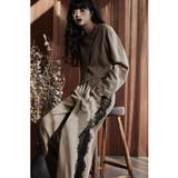 ベージュ | etoll エトル セットアップパンツドレス | Fashion Letter
