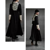 etoll エトル バック刺繍フレアドレス | Fashion Letter | 詳細画像16 