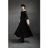 etoll エトル バック刺繍フレアドレス | Fashion Letter | 詳細画像17 