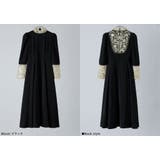 etoll エトル バック刺繍フレアドレス | Fashion Letter | 詳細画像18 