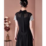 etoll エトル ドロップウエストスリーブレースドレス | Fashion Letter | 詳細画像9 