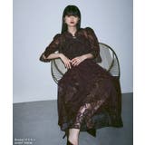 etoll エトル グラデーションレースボレロ＆ウエストタックフレアドレス | Fashion Letter | 詳細画像2 