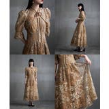 etoll エトル グラデーションレースボレロ＆ウエストタックフレアドレス | Fashion Letter | 詳細画像9 