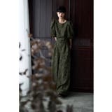 etoll エトル ジャガードクロップブラウス＆タックワイドパンツセットアップ | Fashion Letter | 詳細画像11 