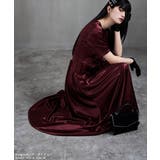 etoll エトル サテンウエストタックドレス | Fashion Letter | 詳細画像12 