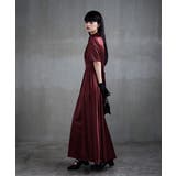 etoll エトル サテンウエストタックドレス | Fashion Letter | 詳細画像15 