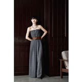 etoll エトル チェック柄ベアトップパンツドレス | Fashion Letter | 詳細画像5 