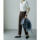 etoll エトル バイカラーリブニットポロ | Fashion Letter | 詳細画像11 