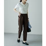 etoll エトル バイカラーリブニットポロ | Fashion Letter | 詳細画像13 