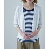 ネイビー | etoll エトル マルチボーダー | Fashion Letter