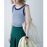 ブルー | etoll エトル マルチボーダー | Fashion Letter