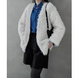 etoll エトル フェイクファーオーバーカーディガン | Fashion Letter | 詳細画像9