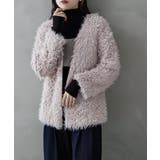 etoll エトル フェイクファーオーバーカーディガン | Fashion Letter | 詳細画像11