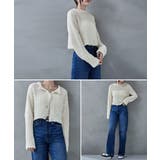 etoll エトル 2wayテープヤーンショートカーディガン | Fashion Letter | 詳細画像6