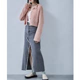 etoll エトル 2wayテープヤーンショートカーディガン | Fashion Letter | 詳細画像11