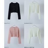 etoll エトル 2wayテープヤーンショートカーディガン | Fashion Letter | 詳細画像18